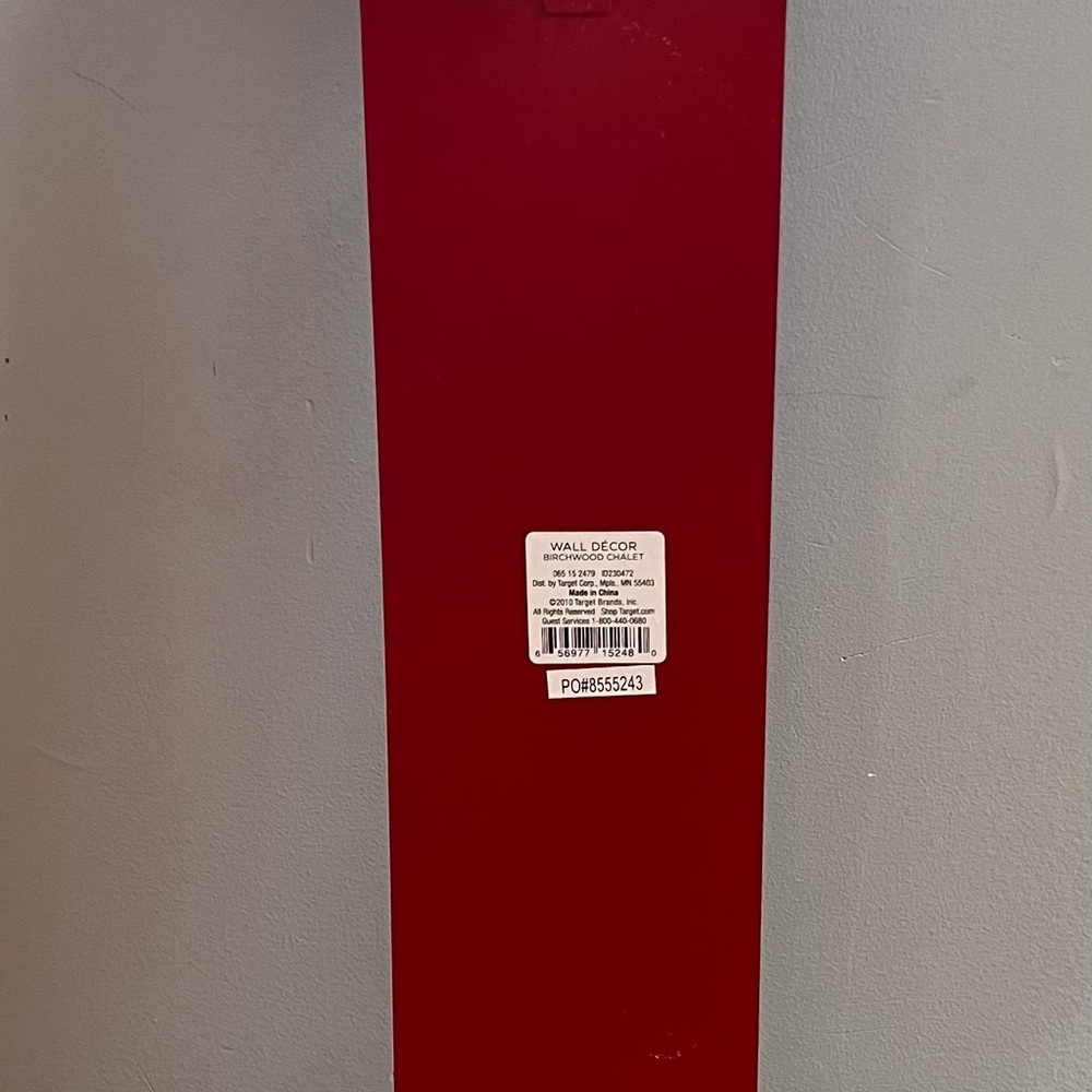 Red Vertical Tea Sign - Picture 2 of 3